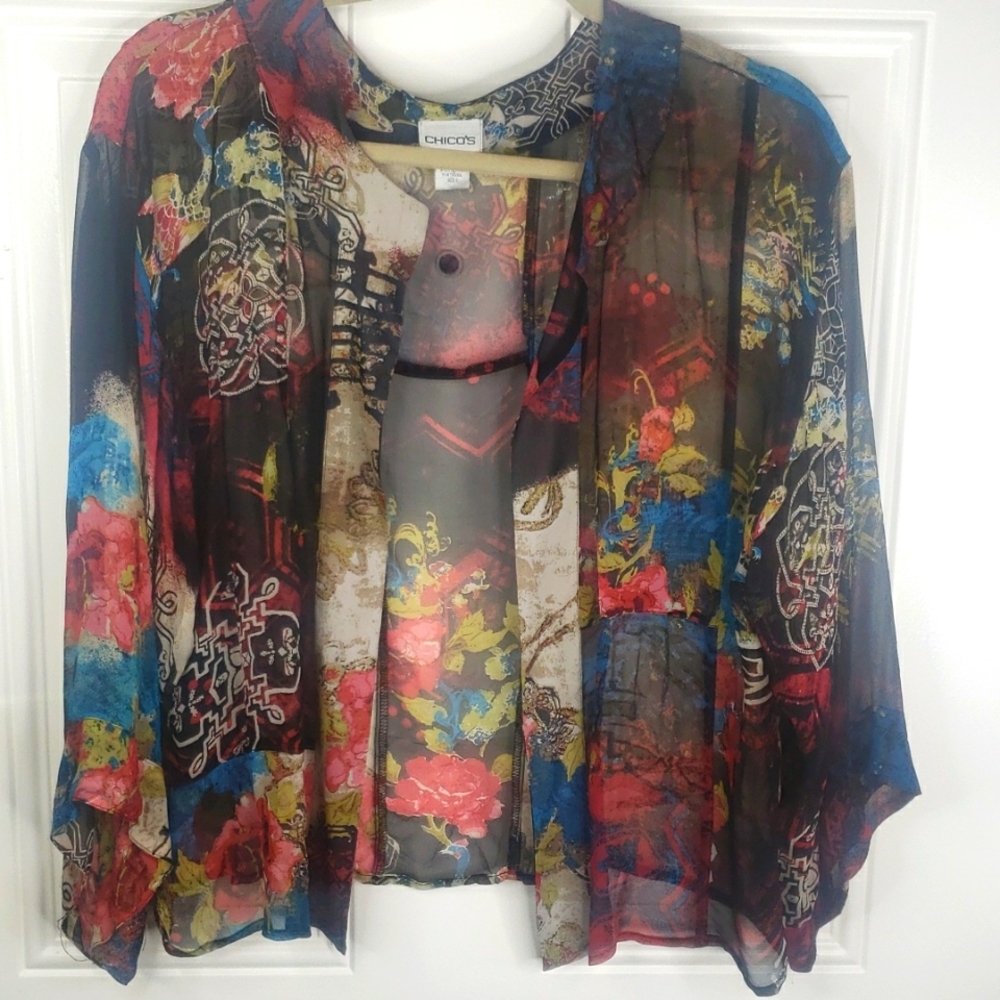 100% Silk Sheer Jacket